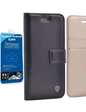Needion - Teleplus Samsung Galaxy J5 2016 Lüx cüzdan Kılıf   Cam Ekran Koruyucu Siyah