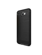 Needion - Teleplus Samsung Galaxy J5 Prime Özel Karbon ve Silikonlu Kılıf   Tam Kapatan Cam Siyah