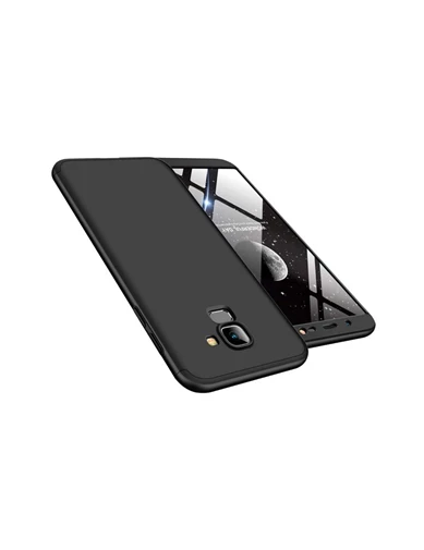 Needion - Teleplus Samsung Galaxy J6 360 Koruma Sert Kapak Kılıf   Nano Ekran Koruyucu