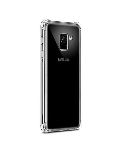 Needion - Teleplus Samsung Galaxy J6 Darbe Korumalı Silikon Kılıf   Nano Ekran Koruyucu