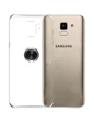 Needion - Teleplus Samsung Galaxy J6 Plus Ultra Şeffaf Yüzüklü Silikon Kılıf   Nano Ekran Koruyucu  Siyah