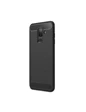 Needion - Teleplus Samsung Galaxy J8 Özel Karbon ve Silikonlu Kılıf   Nano Ekran Koruyucu Siyah