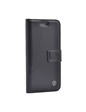 Needion - Teleplus Samsung Galaxy M10s Kılıf Kartlıklı Standlı cüzdan Kılıf   Nano Ekran Koruyucu Siyah
