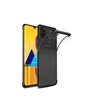 Needion - Teleplus Samsung Galaxy M21 Kılıf Lüks Lazer Silikon  Siyah