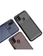 Needion - Teleplus Samsung Galaxy M21 Kılıf Negro Karbon Dokulu Silikon  Siyah
