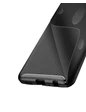 Needion - Teleplus Samsung Galaxy M31 Kılıf Negro Karbon Silikon   Kartlıklı Slim Cüzdan Siyah