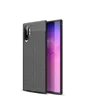 Needion - Teleplus Samsung Galaxy Note 10 Plus Kılıf Deri Dokulu Silikon  Siyah