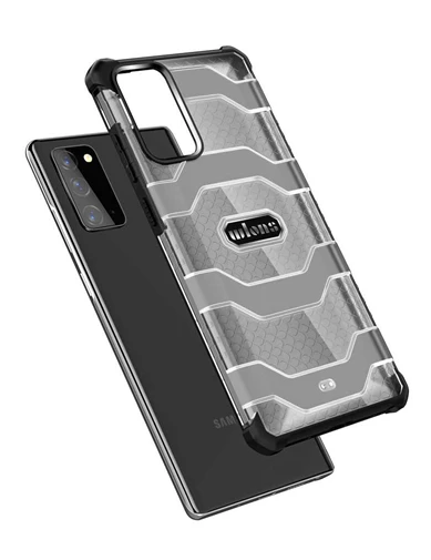 Needion - Teleplus Samsung Galaxy Note 20 Kılıf Wlons Mit Darbe Korumalı Silikon   Tam Kapatan Nano Ekran Koruyucu