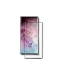 Needion - Teleplus Samsung Galaxy Note 20 Ultra Kılıf Deri Dokulu Silikon   Tam Kapatan Nano Ekran Koruyucu Siyah