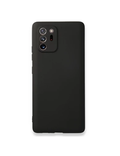 Needion - Teleplus Samsung Galaxy Note 20 Ultra Kılıf Kamera Korumalı Mat Silikon   Tam Kapatan Nano Ekran Koruyucu