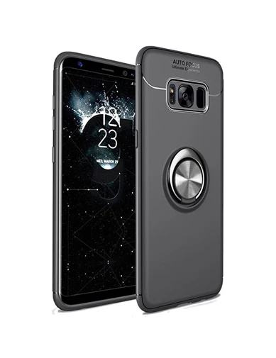 Needion - Teleplus Samsung Galaxy Note 8 Kılıf Ravel Yüzüklü Silikon  
