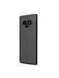 Needion - Teleplus Samsung Galaxy Note 9 Kılıf Deri Dokulu Silikon   Siyah