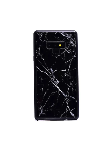 Needion - Teleplus Samsung Galaxy Note 9 Kılıf Mermer Desenli Metal Mıknatıslı 360 Kapak 