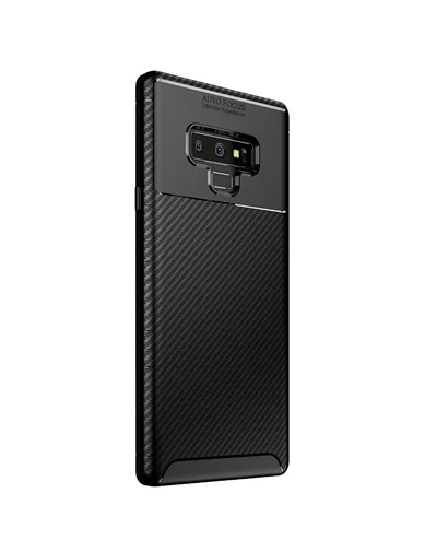 Needion - Teleplus Samsung Galaxy Note 9 Kılıf Ultra Soft Negro Karbon Silikon  