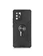 Needion - Teleplus Samsung Galaxy S10 Lite Kılıf Kamera Korumalı Coco Standlı Yüzüklü Tank Kapak   Nano Ekran Koruyucu Siyah