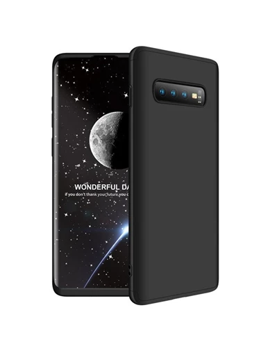 Needion - Teleplus Samsung Galaxy S10 Plus 360 Full Koruma Sert Kapak Kılıf 