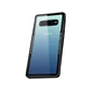 Needion - Teleplus Samsung Galaxy S10 Plus Craft Cam Silikon Kılıf   Tam Yapışan Cam Siyah
