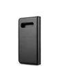 Needion - Teleplus Samsung Galaxy S10E Kılıf Deri Standlı cüzdan   Siyah