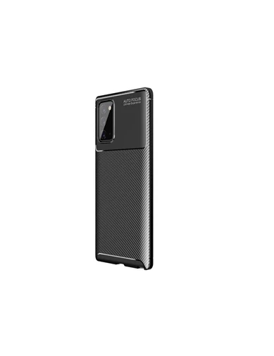 Needion - Teleplus Samsung Galaxy S20 FE Kılıf Karbon Dizayn Silikon   Nano Ekran Koruyucu