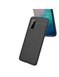Needion - Teleplus Samsung Galaxy S20 Kılıf Deri Dokulu Silikon   Tam Kapatan Ekran Koruyucu Siyah