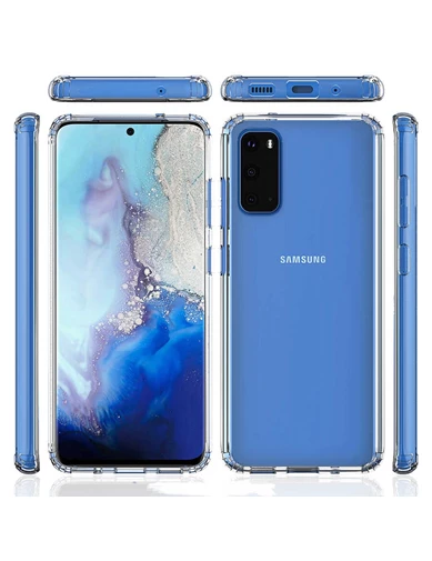 Needion - Teleplus Samsung Galaxy S20 Kılıf Magic Kristal Sert Silikon 