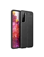 Needion - Teleplus Samsung Galaxy S21 FE Kılıf Niss Deri Dokulu Silikon  Siyah