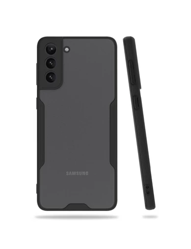 Needion - Teleplus Samsung Galaxy S21 FE Kılıf Parfe Kamera Korumalı Silikon 