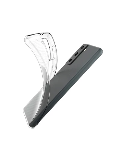 Needion - Teleplus Samsung Galaxy S21 Plus 5G Kılıf Lüks Korumalı Silikon   Nano Ekran Koruyucu  Kamera Koruyucu