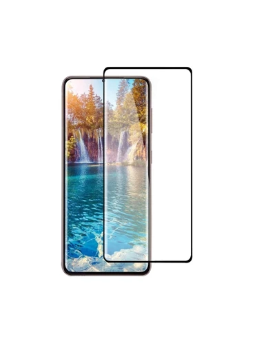 Needion - Teleplus Samsung Galaxy S21 Plus 5G Kılıf Lüks Korumalı Silikon   Tam Kapatan Ekran Koruyucu  Kamera Koruyucu
