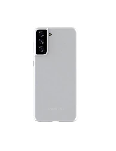 Needion - Teleplus Samsung Galaxy S21 Plus 5G Kılıf PP Hayalet Silikon   Nano Ekran Koruyucu  Kamera Koruyucu