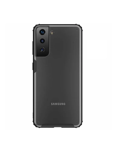 Needion - Teleplus Samsung Galaxy S21 Plus 5G Kılıf Volk Hybrid Sert Silikon   Nano Ekran Koruyucu