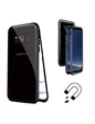 Needion - Teleplus Samsung Galaxy S8 360 Mıknatıslı Metal Kapak Kılıf  Siyah