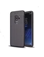 Needion - Teleplus Samsung Galaxy S9 Plus Kılıf Deri Dokulu Silikon  Siyah