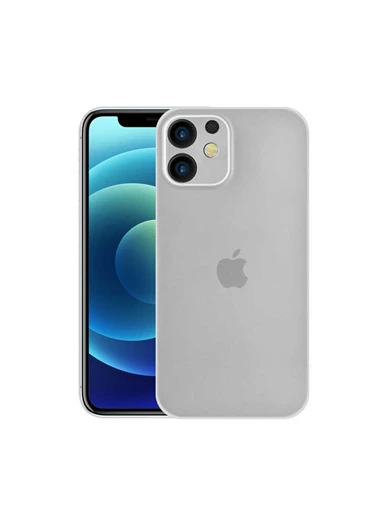 Needion - Teleplus Wiwu iPhone 12 Kılıf Skin Nano Hayalet Sert Silikon 