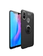 Needion - Teleplus Xiaomi Mi 8 Ravel Yüzüklü Silikon Kılıf   Nano Ekran Koruyucu Siyah