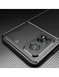 Needion - Teleplus Xiaomi Mi10T Kılıf Negro Karbon Dokulu Silikon   Nano Ekran Koruyucu Siyah