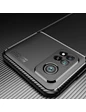 Needion - Teleplus Xiaomi Mi10T Pro Kılıf Negro Karbon Dokulu Silikon  Tam Kapatan Nano Ekran Koruyucu Siyah