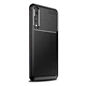 Needion - Teleplus Xiaomi Mi9 Kılıf Negro Karbon Silikon   Siyah