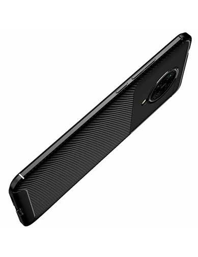 Needion - Teleplus Xiaomi Poco F2 Pro Kılıf Ultra Soft Negro Karbon Silikon 