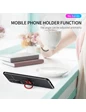 Needion - Teleplus Xiaomi Poco M4 Pro 5G Kılıf Kamera Korumalı Ravel Yüzüklü Silikon  + Nano Ekran Koruyucu Kırmızı