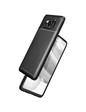 Needion - Teleplus Xiaomi Poco X3 NFC Kılıf Negro Karbon Dokulu Kamera Korumalı Silikon  Siyah