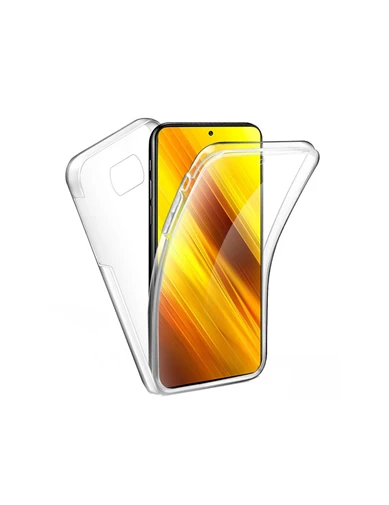 Needion - Teleplus Xiaomi Poco X3 Pro Kılıf Ön Arka 360 Korumalı Silikon 