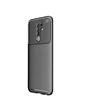 Needion - Teleplus Xiaomi Redmi 9 Kılıf Negro Karbon Silikon   Nano Ekran Koruyucu Siyah
