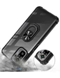 Needion - Teleplus Xiaomi Redmi Note 10 Pro Kılıf Mola Yüzüklü Çift Katmanlı Tank Kapak   Nano Ekran Koruyucu  Kamera Koruyucu Siyah