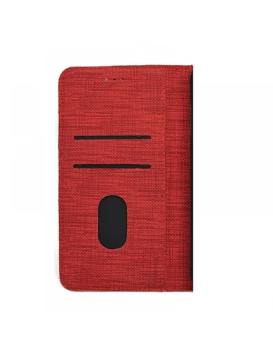 Needion - Teleplus Xiaomi Redmi Note 9 Kılıf Kumaş Spor Standlı Cüzdan 