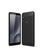 Needion - Teleplus Xiaomi Redmi S2 Özel Karbon ve Silikonlu Kılıf   Nano Ekran Koruyucu Siyah