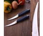 Needion - Tramontina Lazer Tırtıklı Kısa Kıvrık Bıçak Domates Et Bıçağı 23512/213