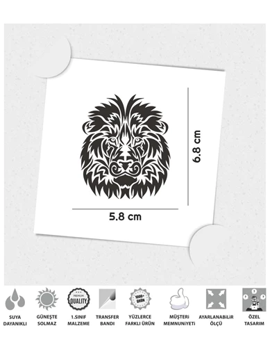 Needion - Tribal Aslan V2 Sticker Çınar Extreme 