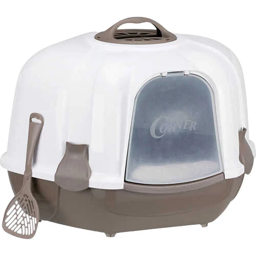 Trixie Kapali Kose Buyuk Kedi Tuvaleti Kum Rengi Granit Fiyat Ve Ozellikleri Needion