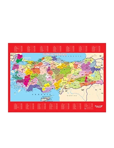 Needion - Türkiye Haritası Puzzle Bilgilendirici Türkiye Haritası Yapboz